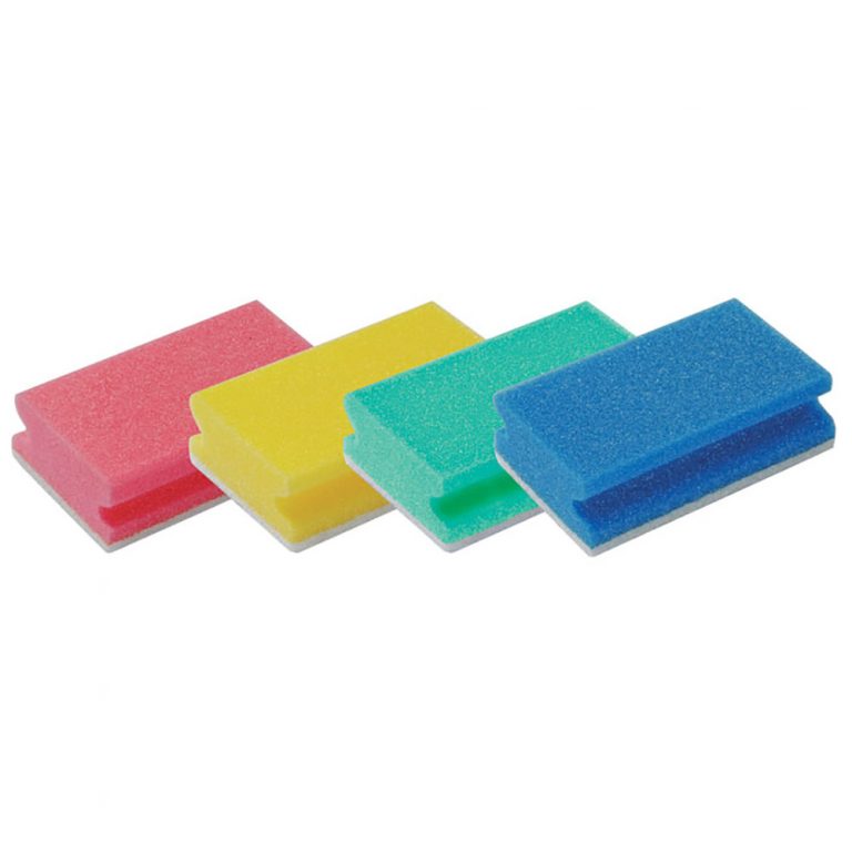 Colour Coded Sponge Scourer - Mark Douglas Industrial Supplies